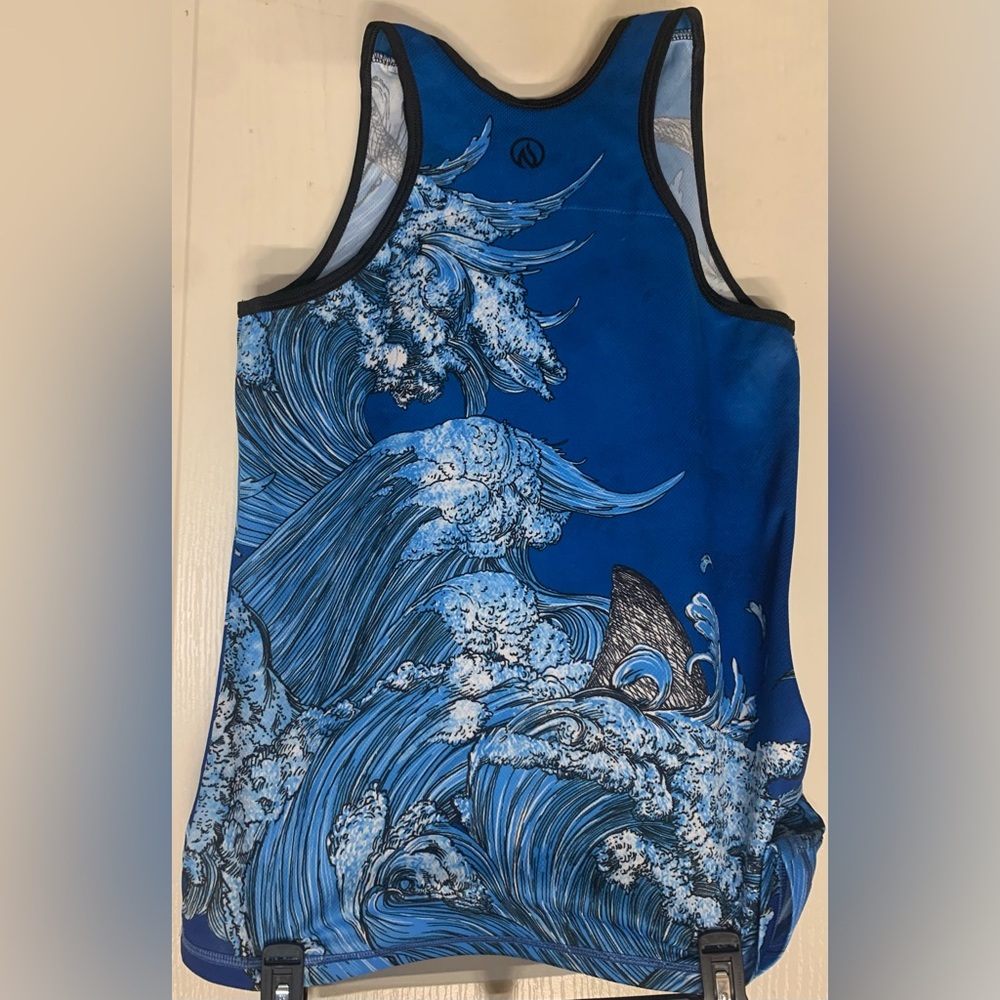 Ink n Burn Shark Singlet - Picture 2 of 2